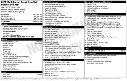 Photos of 2025 GMC Canyon Denali for sale in Atlantic, IA at Gregg Young Automotive of Atlantic