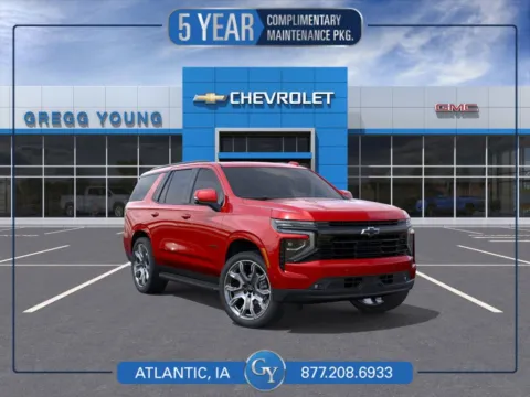 Red 2026 Chevrolet Tahoe RST for sale in Atlantic, IA