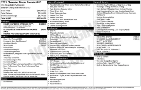 Photos of 2021 Chevrolet Blazer Premier for sale in Atlantic, IA at Gregg Young Automotive of Atlantic