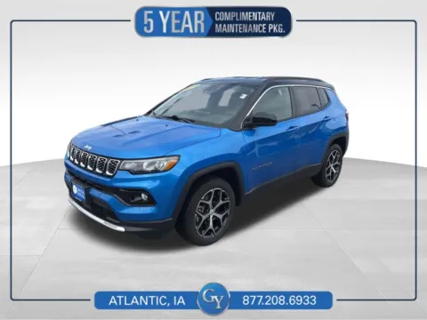 Blue 2024 Jeep Compass Limited for sale in Atlantic, IA