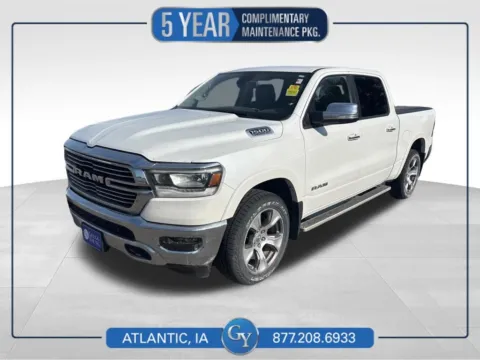 White 2019 Ram 1500 Laramie for sale in Atlantic, IA