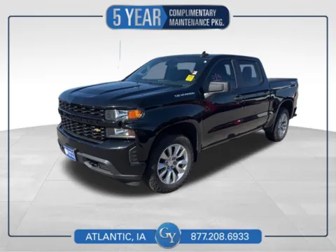Black 2021 Chevrolet Silverado 1500 Custom for sale in Atlantic, IA
