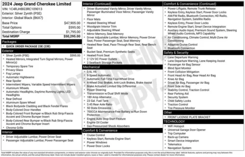 Photos of 2024 Jeep Grand Cherokee Limited for sale in Atlantic, IA at Gregg Young Chevrolet GMC Atlantic