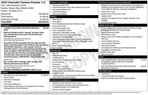 Photos of 2023 Chevrolet Traverse Premier for sale in Atlantic, IA at Gregg Young Chevrolet GMC Atlantic
