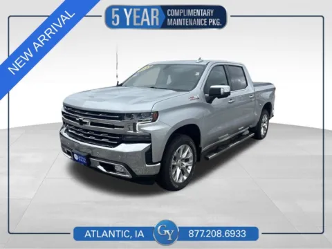 Silver 2022 Chevrolet Silverado 1500 LTD LTZ for sale in Atlantic, IA