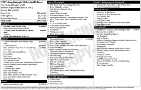Photos of 2022 Jeep Wrangler Unlimited Rubicon for sale in Atlantic, IA at Gregg Young Chevrolet GMC Atlantic