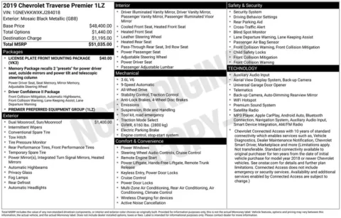 Photos of 2019 Chevrolet Traverse Premier for sale in Atlantic, IA at Gregg Young Chevrolet GMC Atlantic