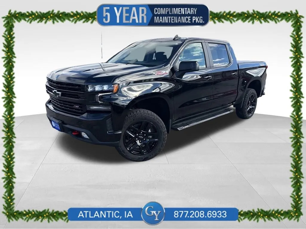 Black 2021 Chevrolet Silverado 1500 LT Trail Boss for sale in Atlantic, IA