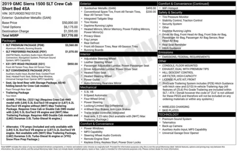 Photos of 2019 GMC Sierra 1500 SLT for sale in Atlantic, IA at Gregg Young Automotive of Atlantic