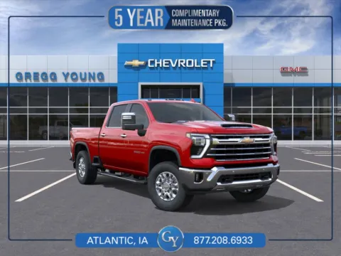 Red 2025 Chevrolet Silverado 2500HD LTZ for sale in Atlantic, IA