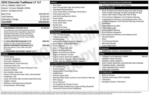 Photos of 2025 Chevrolet TrailBlazer LT for sale in Atlantic, IA at Gregg Young Automotive of Atlantic