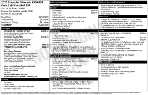 Photos of 2025 Chevrolet Silverado 1500 RST for sale in Atlantic, IA at Gregg Young Automotive of Atlantic