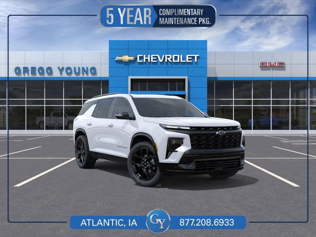 White 2026 Chevrolet Traverse RS for sale in Atlantic, IA