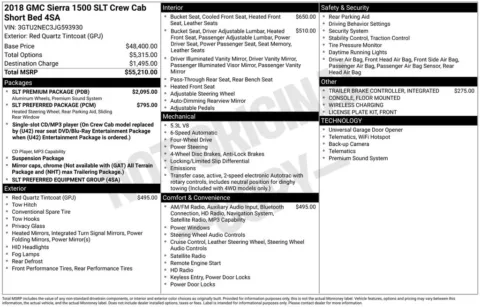 Photos of 2018 GMC Sierra 1500 SLT for sale in Atlantic, IA at Gregg Young Automotive of Atlantic