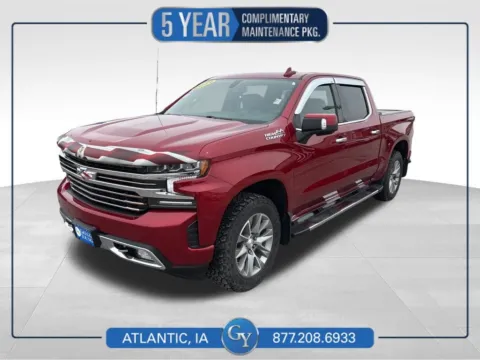 Red 2021 Chevrolet Silverado 1500 High Country for sale in Atlantic, IA
