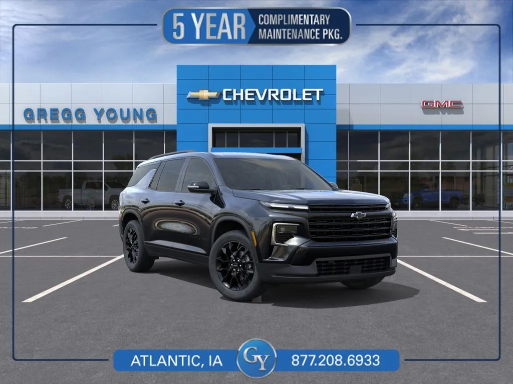 Black 2026 Chevrolet Traverse LT for sale in Atlantic, IA