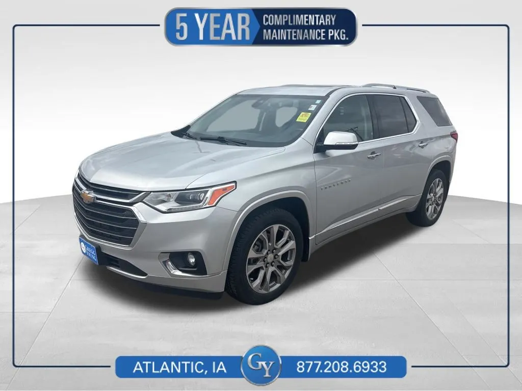 Silver 2018 Chevrolet Traverse Premier for sale in Atlantic, IA
