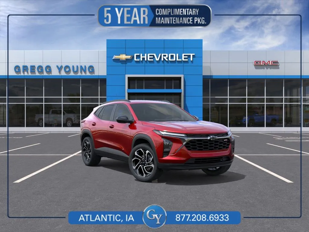 Red 2026 Chevrolet Trax 2RS for sale in Atlantic, IA
