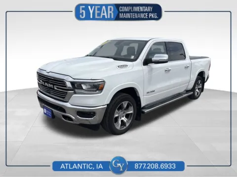 White 2020 Ram 1500 Laramie for sale in Atlantic, IA