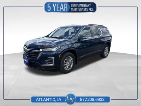 Blue 2023 Chevrolet Traverse LT Leather for sale in Atlantic, IA