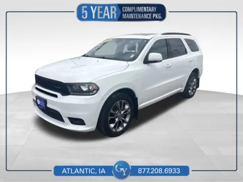White 2019 Dodge Durango GT Plus for sale in Atlantic, IA