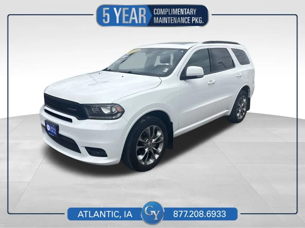 White 2019 Dodge Durango GT Plus for sale in Atlantic, IA