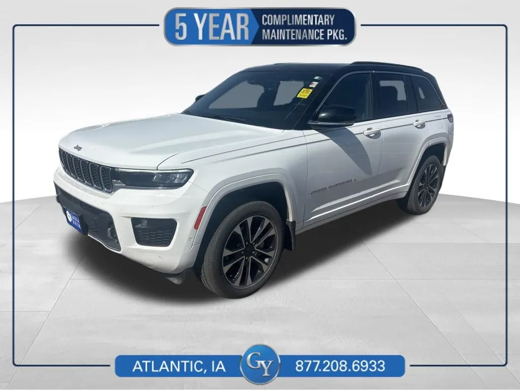 White 2024 Jeep Grand Cherokee Overland for sale in Atlantic, IA