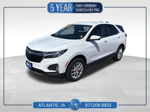 White 2023 Chevrolet Equinox LT for sale in Atlantic, IA