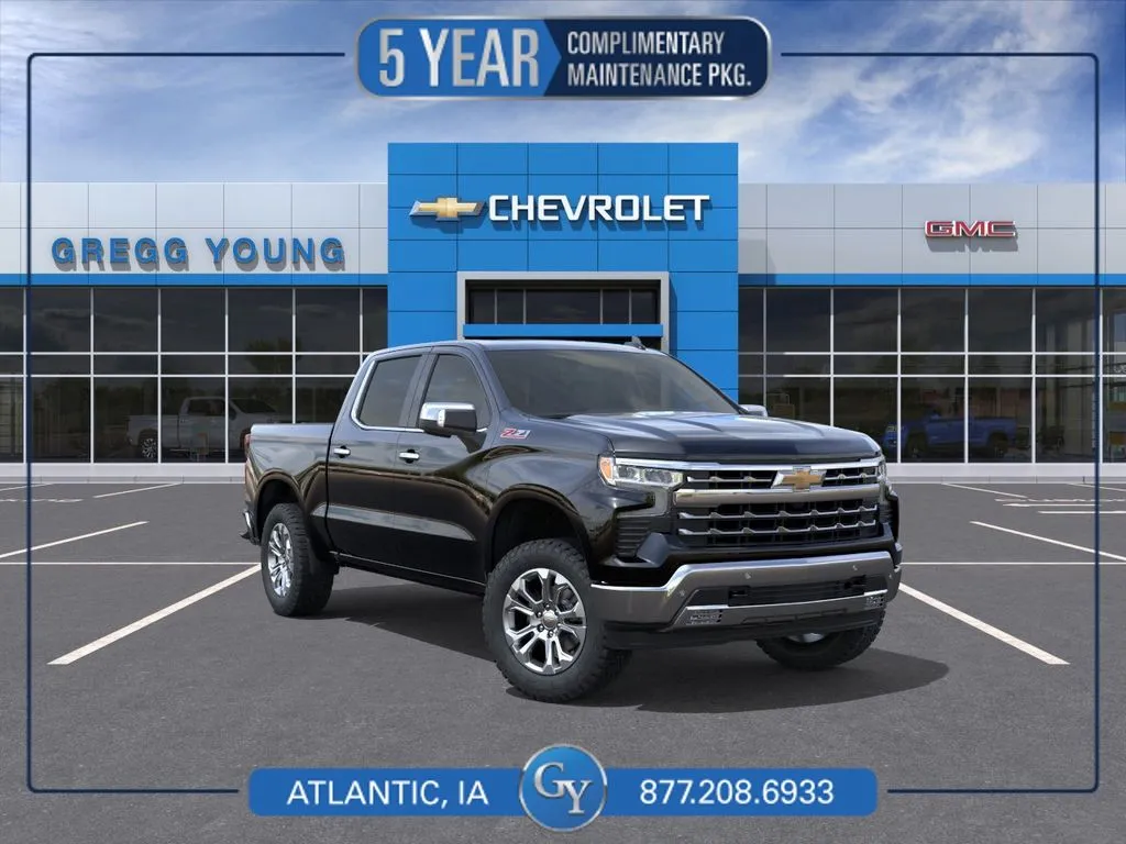 Black 2026 Chevrolet Silverado 1500 LTZ for sale in Atlantic, IA