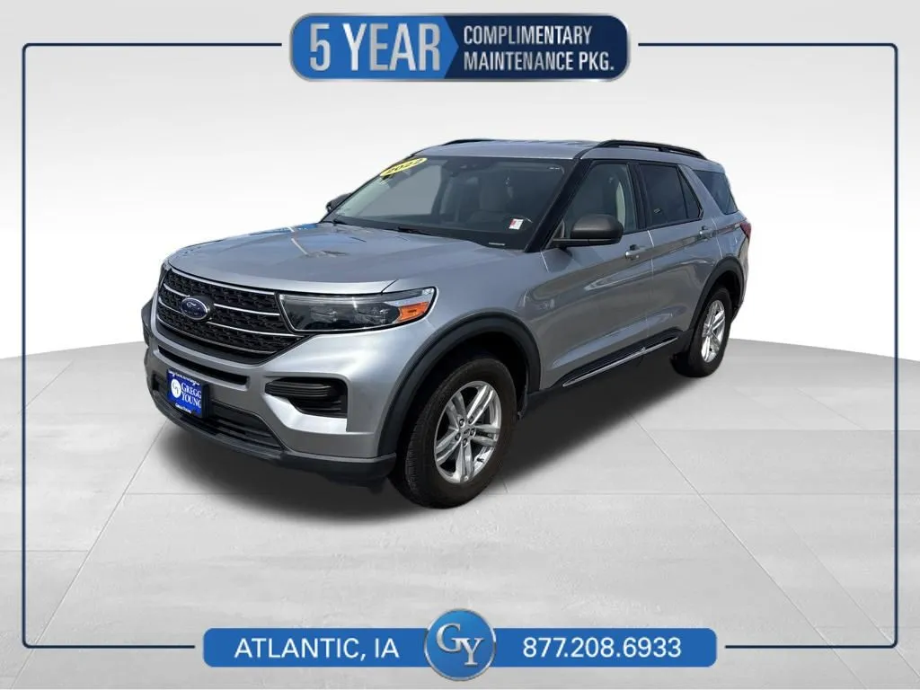 Silver 2022 Ford Explorer XLT for sale in Atlantic, IA