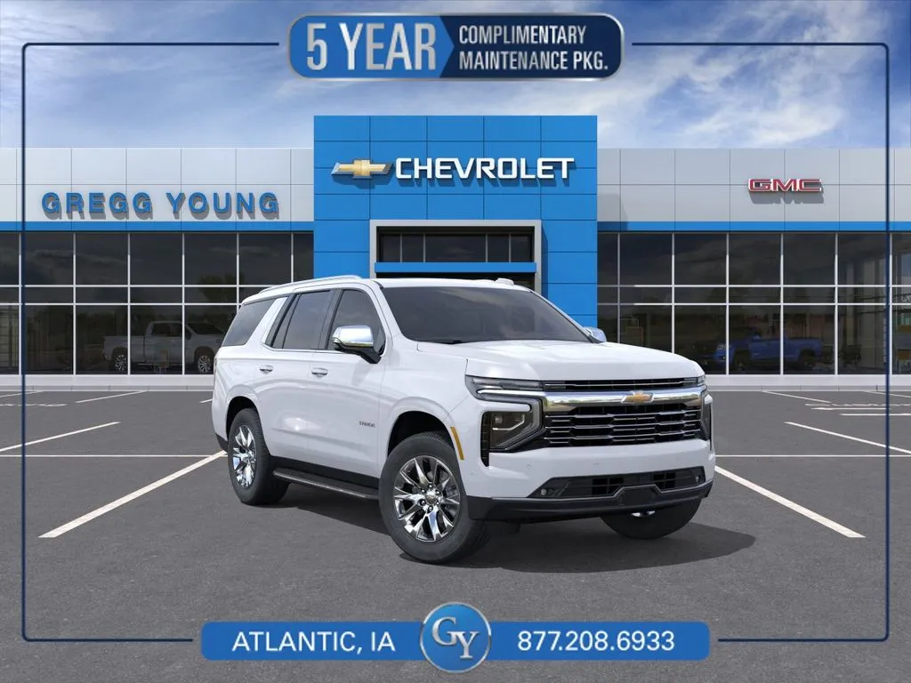 White 2026 Chevrolet Tahoe Premier for sale in Atlantic, IA
