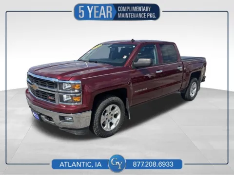 Red 2014 Chevrolet Silverado 1500 LT for sale in Atlantic, IA