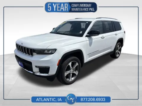 White 2023 Jeep Grand Cherokee L Limited for sale in Atlantic, IA