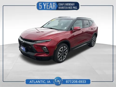 Red 2023 Chevrolet Blazer RS for sale in Atlantic, IA