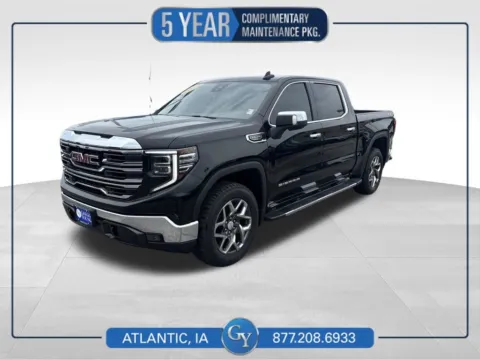 Black 2022 GMC Sierra 1500 SLT for sale in Atlantic, IA