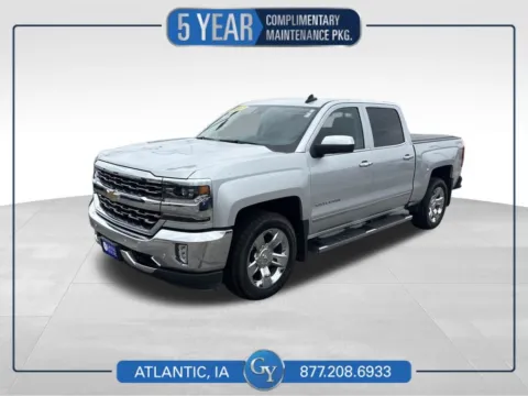 Silver 2017 Chevrolet Silverado 1500 LTZ for sale in Atlantic, IA