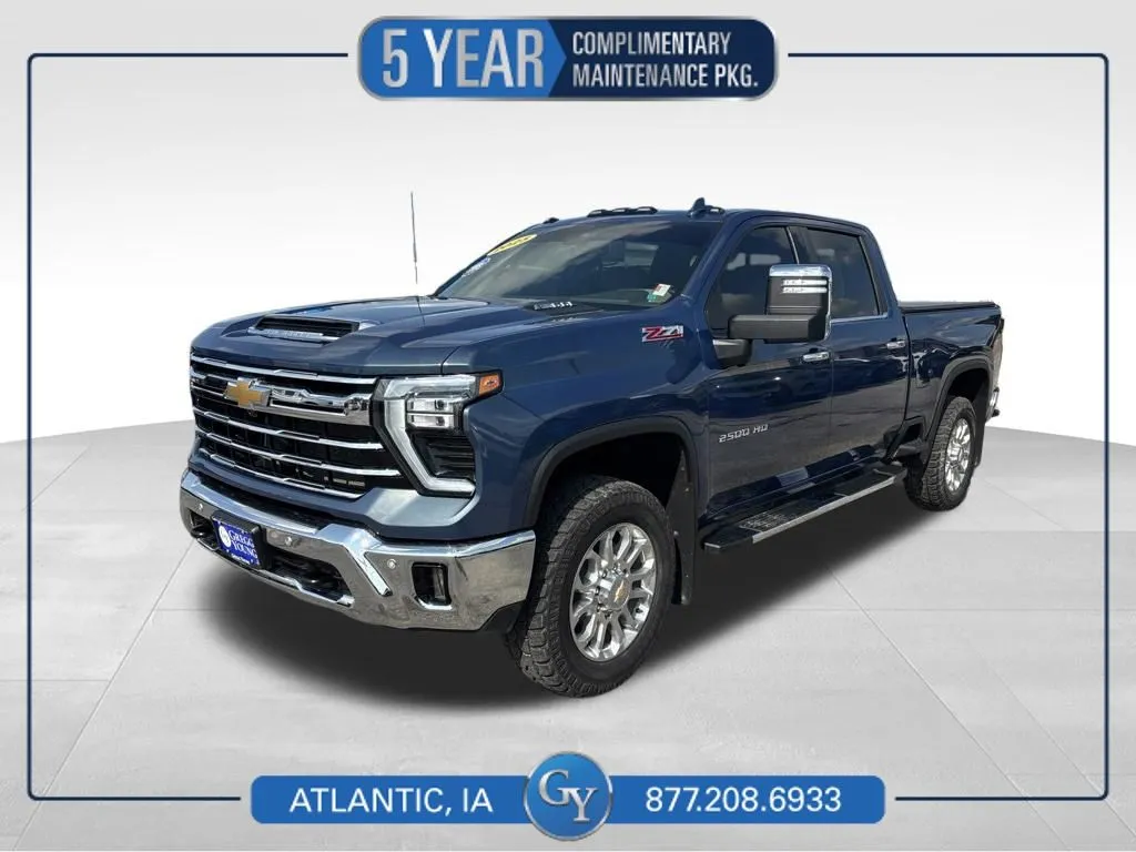 Blue 2025 Chevrolet Silverado 2500 HD LTZ for sale in Atlantic, IA