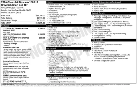 Photos of 2026 Chevrolet Silverado 1500 LT for sale in Atlantic, IA at Gregg Young Chevrolet GMC Atlantic
