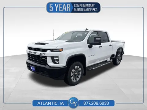 White 2023 Chevrolet Silverado 2500 HD Custom for sale in Atlantic, IA