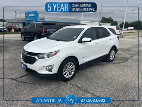 White 2020 Chevrolet Equinox LT for sale in Atlantic, IA