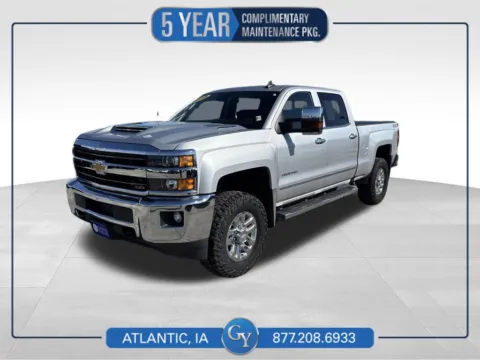 Silver 2018 Chevrolet Silverado 2500 HD LTZ for sale in Atlantic, IA