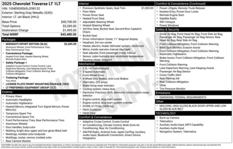 Photos of 2025 Chevrolet Traverse LT for sale in Atlantic, IA at Gregg Young Automotive of Atlantic