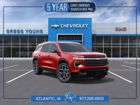 Red 2026 Chevrolet Traverse High Country for sale in Atlantic, IA