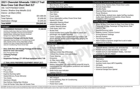 Photos of 2021 Chevrolet Silverado 1500 LT Trail Boss for sale in Columbus, NE at Gregg Young Chevrolet GMC of Columbus