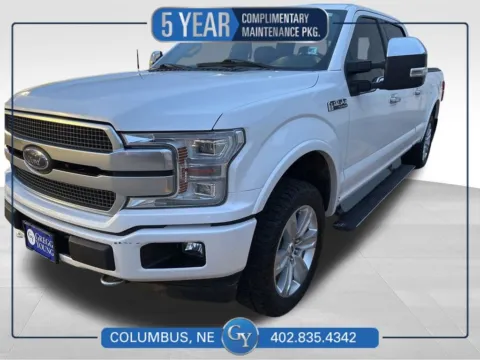 White 2018 Ford F-150 Platinum for sale in Columbus, NE