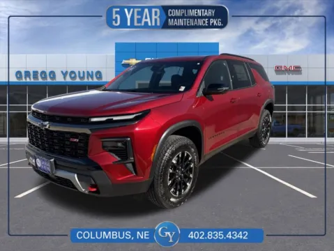 Red 2026 Chevrolet Traverse Z71 for sale in Columbus, NE