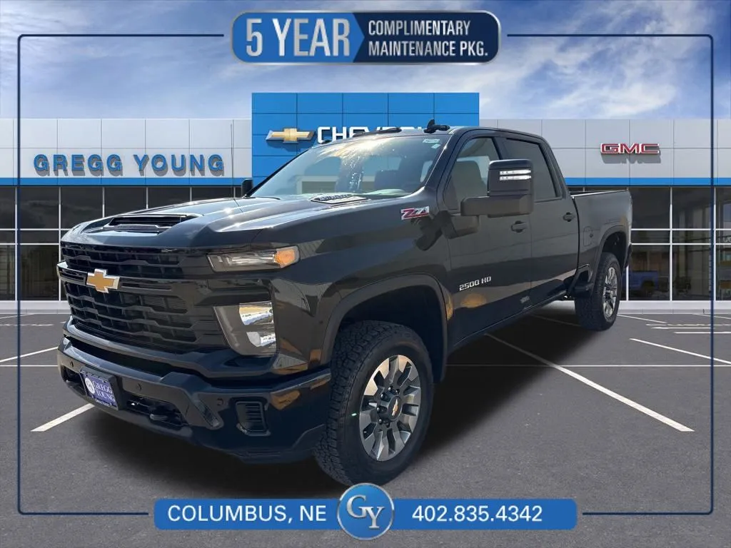 Black 2026 Chevrolet Silverado 2500HD Custom for sale in Columbus, NE