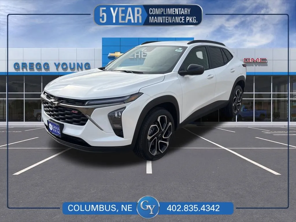White 2026 Chevrolet Trax 2RS for sale in Columbus, NE