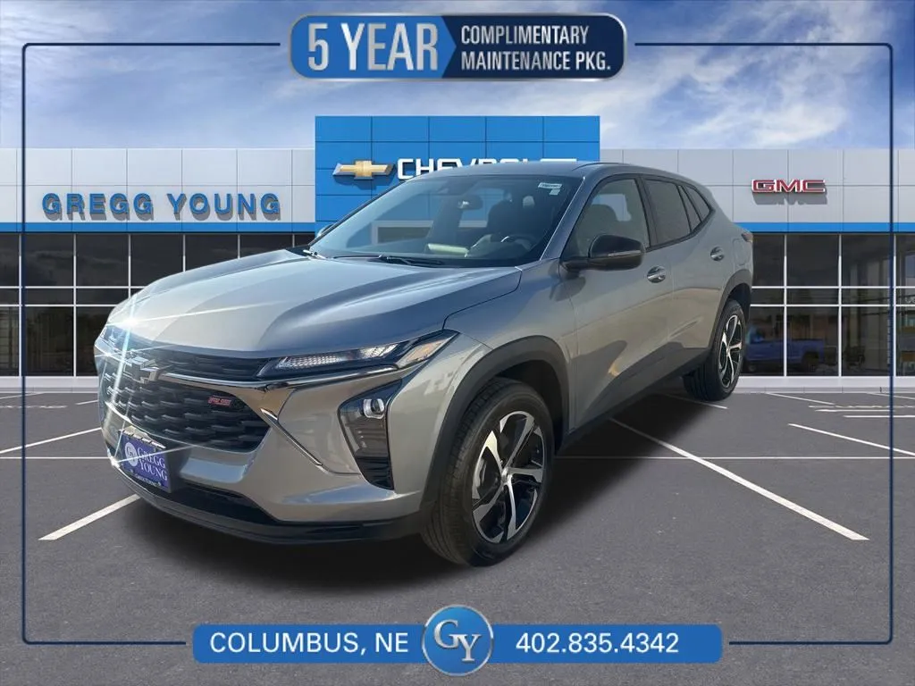 Gray 2026 Chevrolet Trax 1RS for sale in Columbus, NE