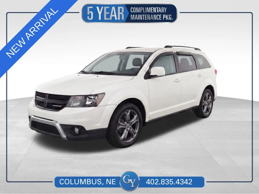 White 2017 Dodge Journey Crossroad for sale in Columbus, NE